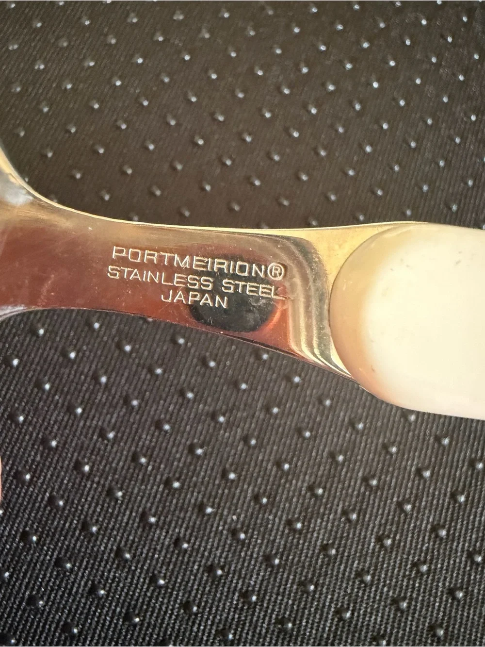 Vintage Portmeirion Botanic Garden Slotted Serving Spoon Floral Butterfly Japan